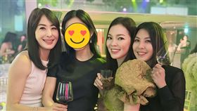  賈永婕（左起）、張嘉和、曾馨瑩、許茹芸（圖／翻攝臉書）