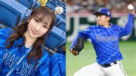 橫濱DeNA棒球隊投手東克樹爆出與AV女優末廣純爆出不倫。（組合圖／翻攝自日網）
