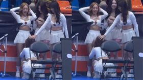 SBL,Luxygirls,啦啦隊,高衩褲,一字馬,牛肉場,林倢,克啦啦(圖/Luxygirls IG)
