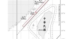 1140128_臺海周邊海、空域活動示意圖(圖／國防部提供)
