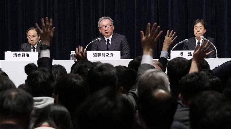 疑爆性朝貢　富士電視台記者會開逾8小時