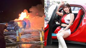 星岑看到楊梅休息站火燒車事件心有餘悸。（圖／翻攝自lavender121588 IG）