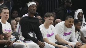 ▲熱火和勇士、太陽討論3方交易案送走巴特勒（Jimmy Butler）。（圖／美聯社／達志影像）