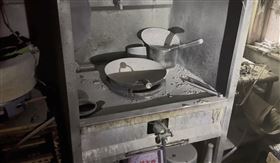 金山老街,油鍋,火煙