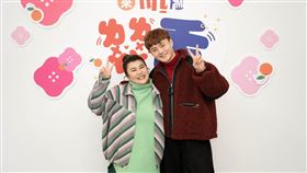 林美秀（右）、許富凱來到Hit Fm主持初一特別節目，分享偏財小祕方。（圖／Hit Fm聯播網）