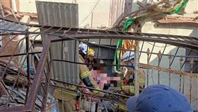 大埔地震,坍塌,圍牆,台南,喜樹