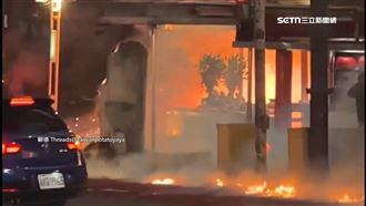 放鞭炮迎蛇年亂象多　新北街頭現戰爭級景