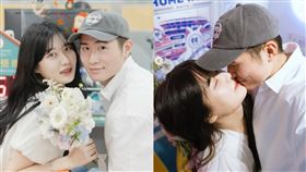 台鋼雄鷹,啦啦隊,WING STARS,一粒,趙宜莉,黑嘉嘉,葉保弟,雙胞胎,樂天,桃猿,捕手,宋嘉翔,登記結婚,台南,Joy(圖/宋嘉翔、Joy IG)