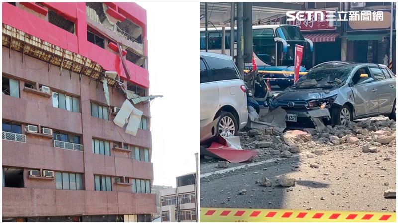 新／台南樓牆震垮砸車！倒楣女車主發聲了