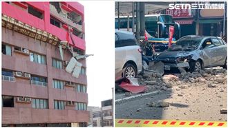 新／台南樓牆震垮砸車！倒楣女車主發聲了