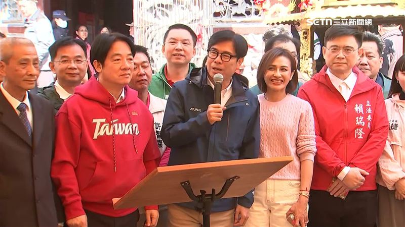 賴清德高雄拜廟　綠委卡位搶2026提名？