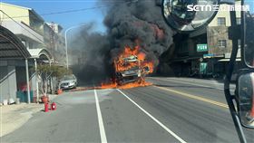 台南,火燒車,佳里區,大貨車,子龍廟
