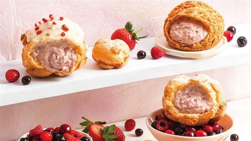 嘗鮮首選！泡芙爺爺繽紛野莓口味限定開吃