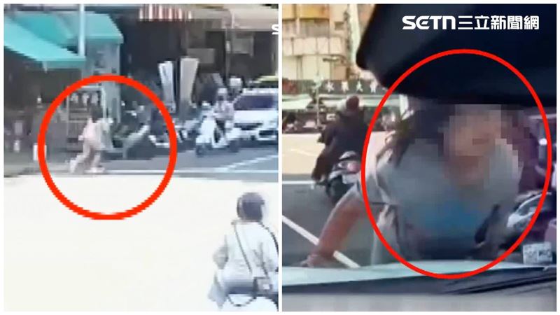 初一遭碰瓷？女童騎滑板車逆向衝撞轎車