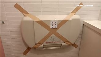 宜蘭新月廣場尿布台突鬆脫　女童頭部遭砸