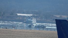 美國華府客機與直升機相撞現場