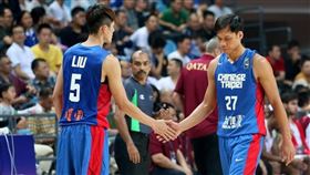 林志傑（右）、劉錚（左）曾多次一起代表台灣出戰。（資料圖／NIKE提供）