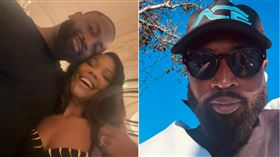 NBA／熱火球星「閃電俠」自爆罹癌！40％腎臟切除認：當時很軟弱（組合圖／翻攝自IG＠dwyanewade）