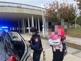 台中男童公園走失　靠「哭」引注意找回媽（圖／翻攝畫面）