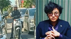 吳靜怡控「遭員警跟蹤」心生恐懼　信義分局認了：局長自請處分（組合圖／翻攝自吳靜怡臉書）