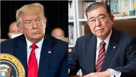 美國總統川普（左圖）和日本首相石破茂將於7日在白宮會談。（合成照）