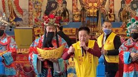主委田朝益受虎爺夢中所託，今年特別幫虎爺設計金宮殿。（圖／翻攝畫面）