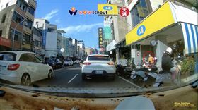 台南,保時捷,停車,50嵐,翻攝WoWtchout - 地圖型行車影像分享平台