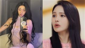 小哈利庾恩利、伊能靜。（圖／翻攝自庾恩利IG、逍遙珊33微博）