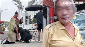 工人女兒擲筊10分鐘都沒有回應，一問才知道他掛念與他同住的親妹妹。（圖／翻攝畫面）