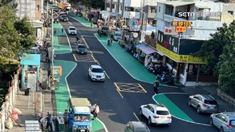 墾丁大街人行帶有「凹凸」民眾困惑怎麼走