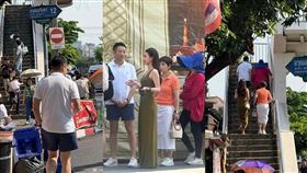 汪小菲過年帶Mandy、張蘭、丈母娘去泰國。（圖／翻攝自微博）