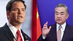 王毅、盧比歐(合成照)
