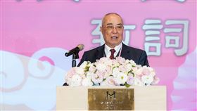 海基會董事長吳豊山今（3）日出席2025大陸台商春節活動。（圖／總統府提供)