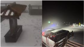 冷氣團,低溫,橙色燈號,氣溫,新北市,苗栗,中央氣象署,合歡山,降雪