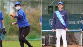 ▲王勝偉回應富邦悍將菜鳥楊閔貽要超越自己的喊話。（圖／富邦悍將提供）