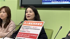 吳思瑤主持民進黨團時事記者會（圖／記者詹宜庭攝影）