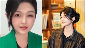 中國一名網紅「中S」靠著模仿女星大S走紅。（翻攝自微博、小紅書）