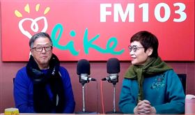 王偉忠,張曼娟(圖/翻攝中廣流行網 i like radio)