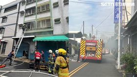 女屋主受困浴室，丈夫自行逃生。（圖／翻攝畫面）