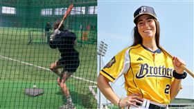  莎菈Sarah Edwards（圖／翻攝自莎菈IG、中信兄弟提供）