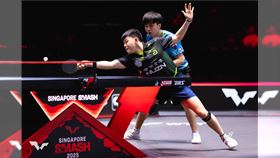 林昀儒/高承睿擊敗世界第2的日本男雙、晉級新加坡大滿貫4強。（資料圖／取自WTT官網）