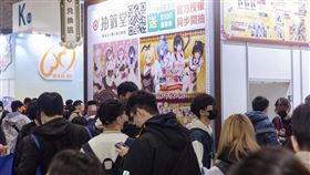 台灣角川攤位現場盛況。