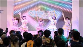 「TIF ASIA TOUR」偶像舞台，萬芷鳶、LaCrima effim.儚淚。、時空Astria、少女ガチャポン，一共四組女團連番上台熱舞開唱。