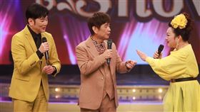 黃西田（中）上陽帆跟白冰冰節目談欠債心路歷程。（圖／民視提供）