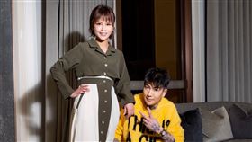 丟丟妹跟Tommy一起受訪。（圖／記者趙于瑩攝影）