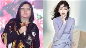 邱瓈寬（左）弔唁大S（右）。（圖／資料照）