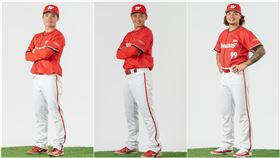 ▲味全龍球星李凱威、劉基鴻、林凱威等人捐出實戰球具做公益。（圖／頂新和德文教基金會提供）