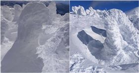 日本東北「樹冰」美景蘊含險機　台旅客受困雪坑1小時險凍死（圖／翻攝FB／日本東北自由行旅遊情報愛分享）