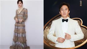 孫儷（左）和鄧超（右）結婚15週年。（圖／翻攝自微博）