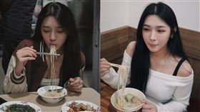 南投「吃意麵正妹」爆紅！本尊IG找到了　私下美照全曝光。（圖／翻攝自南投戲院、ziyuuu____IG）